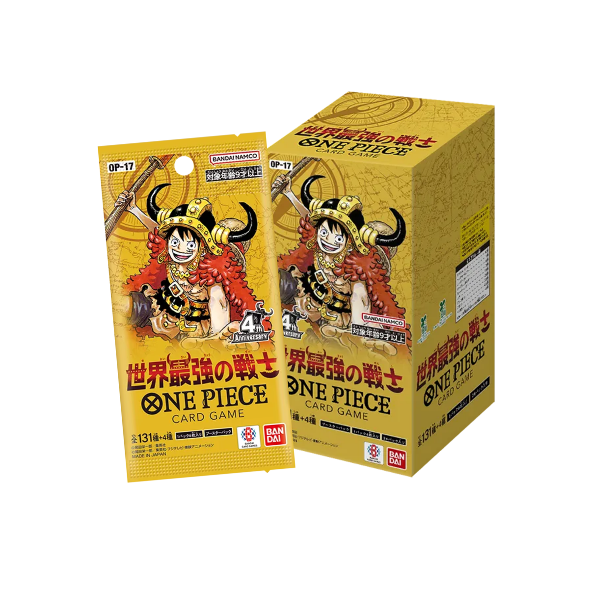 One Piece TCG: The World's Strongest Warriors Booster [OP-17] (Japanese Ver.)