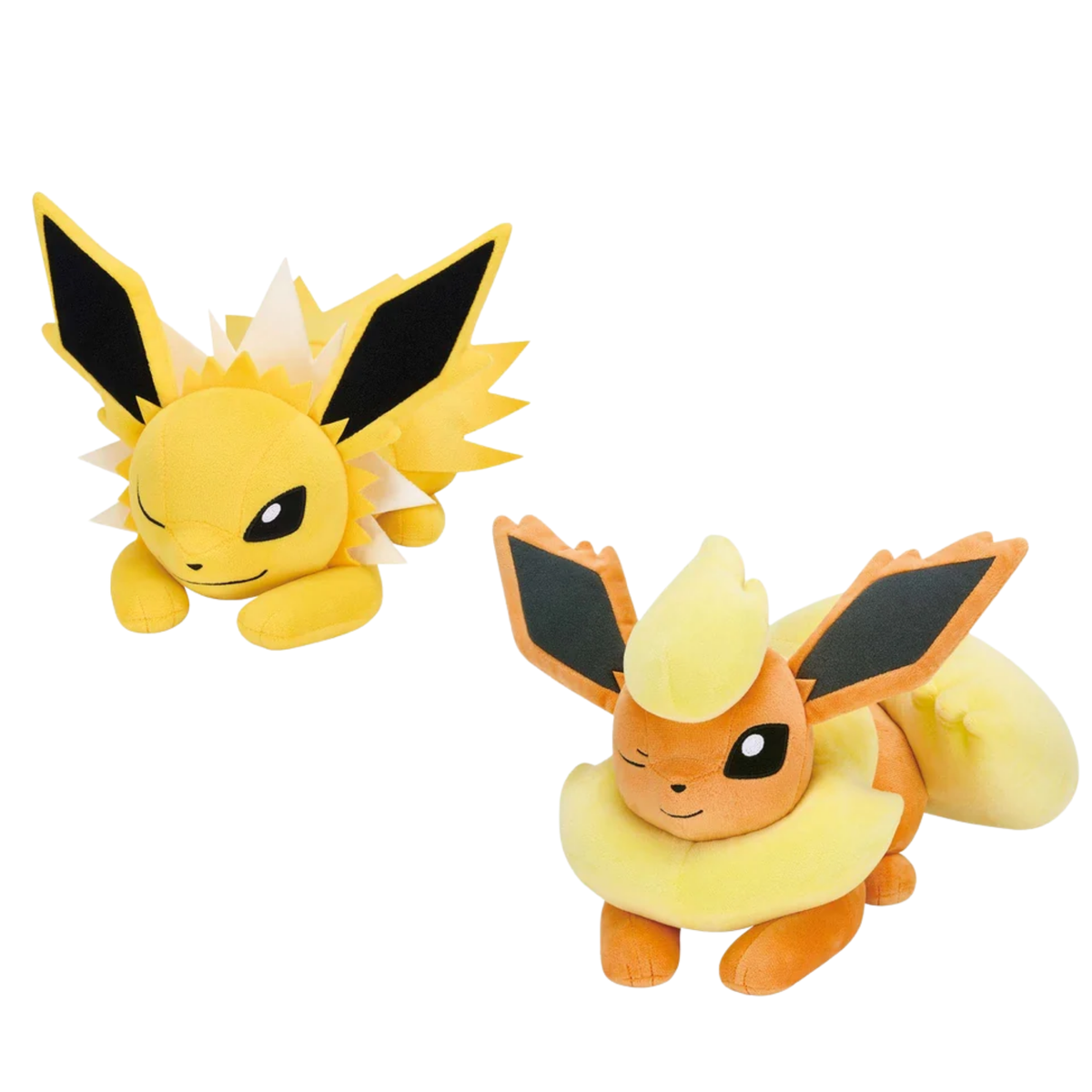 Pokemon Mofugu Plush Eeevee Friends "Jolteon & Flareon Naptime Ver."