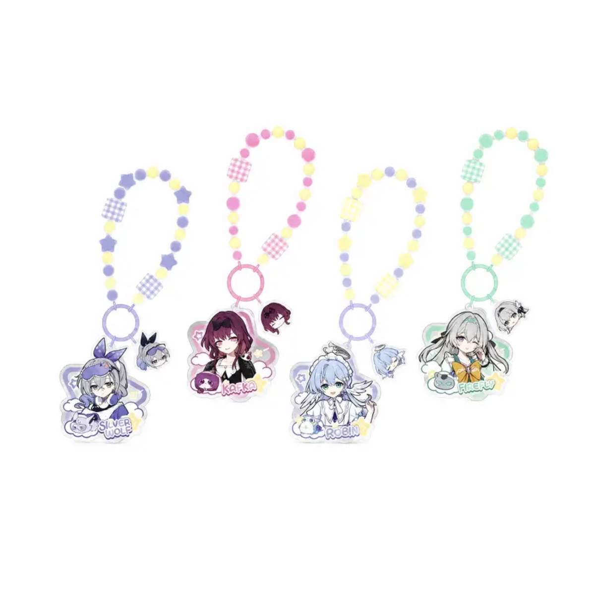 Honkai: Star Rail Girl's Dormitory Series Acrylic Keychain