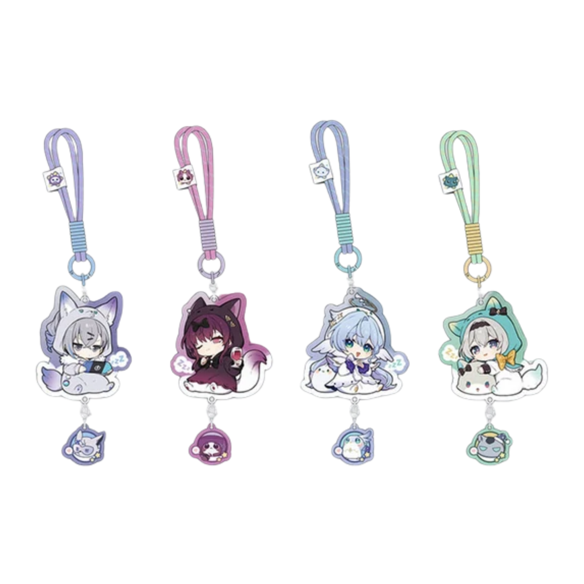 Honkai: Star Rail Girl's Dormitory Series Q Version Acrylic Keychain