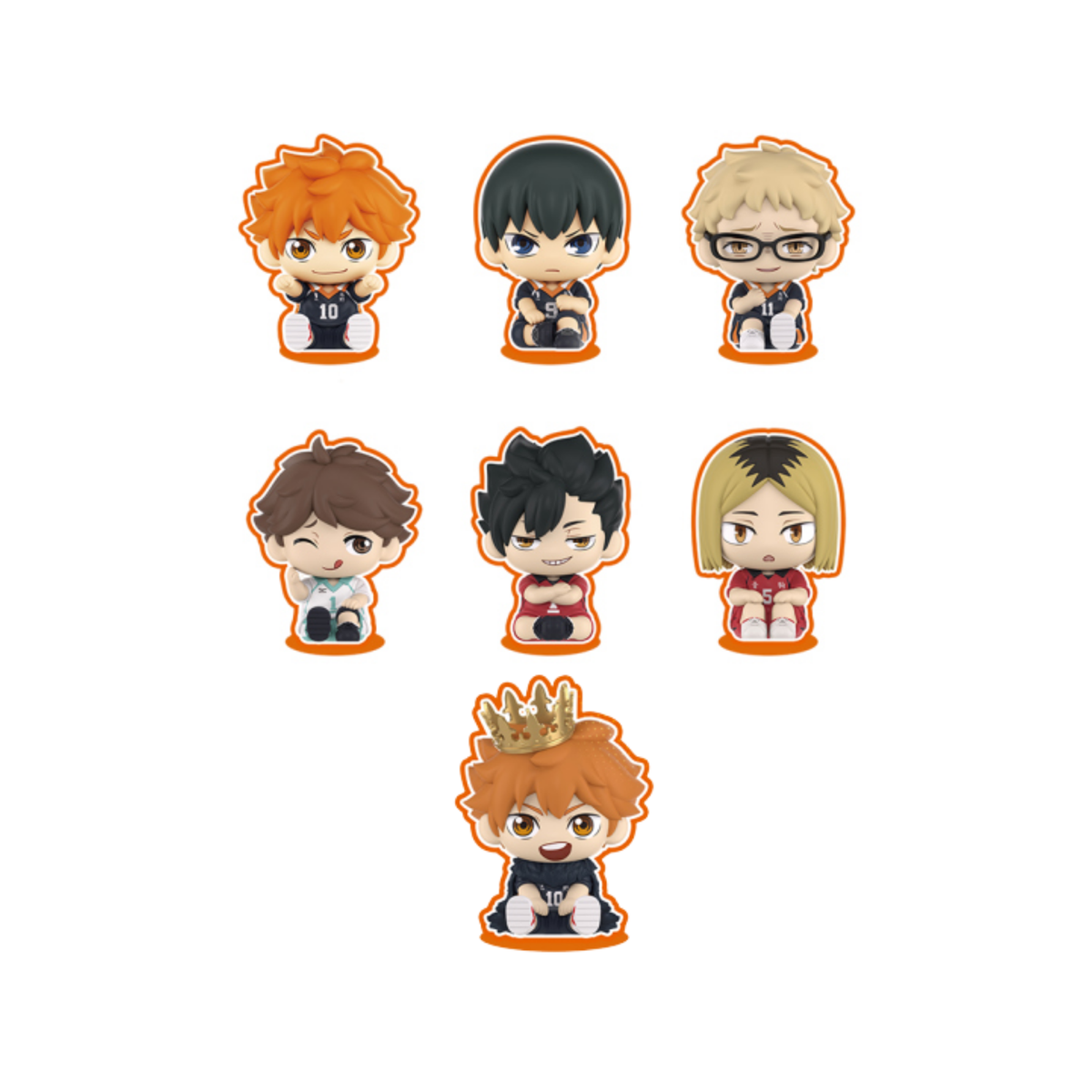 EAKI x Haikyu!! Off-Court Vibes Sitting Figure Series Blind Box