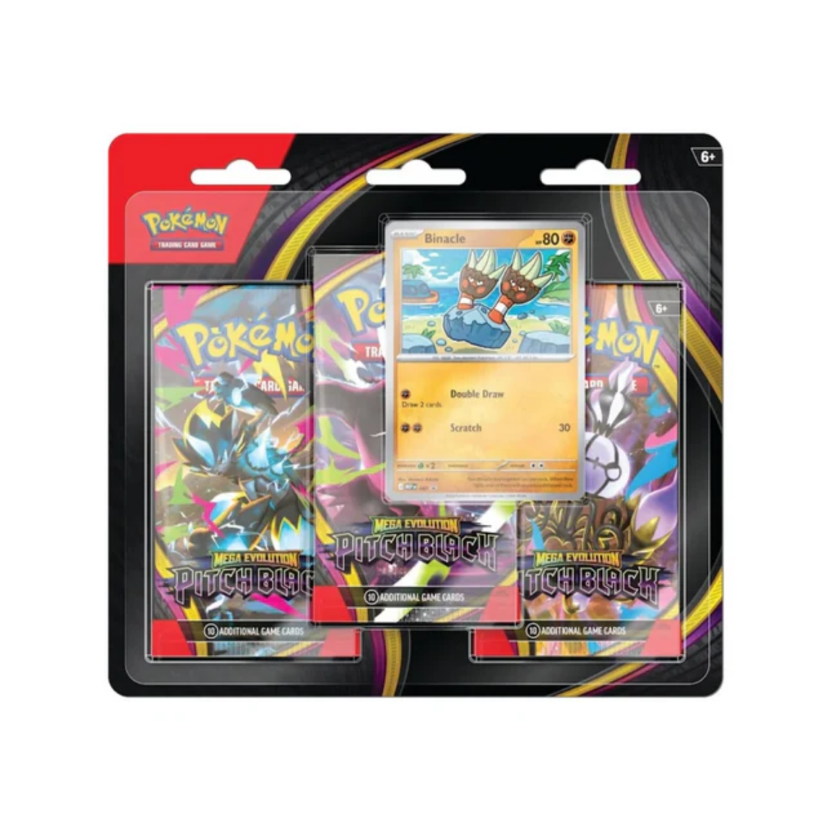 Pokemon TCG : ME05 Pitch Black 3 Pack Blister