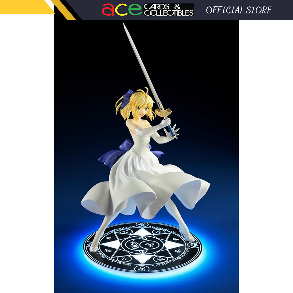 Fate/Stay Night [Unlimited Blade Works] &quot;Saber&quot; (White Dress Renewal Ver.)-Bell Fine-Ace Cards &amp; Collectibles