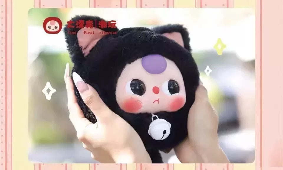 Baby Three Lucky Cat Zipper Bag Series Blind Box-Single Box-Big Beautiful-Ace Cards & Collectibles