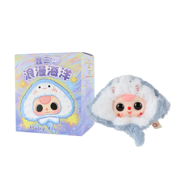 Baby Three Romantic Ocean Plush Series Blind Box-Single Box-Big Beautiful-Ace Cards & Collectibles