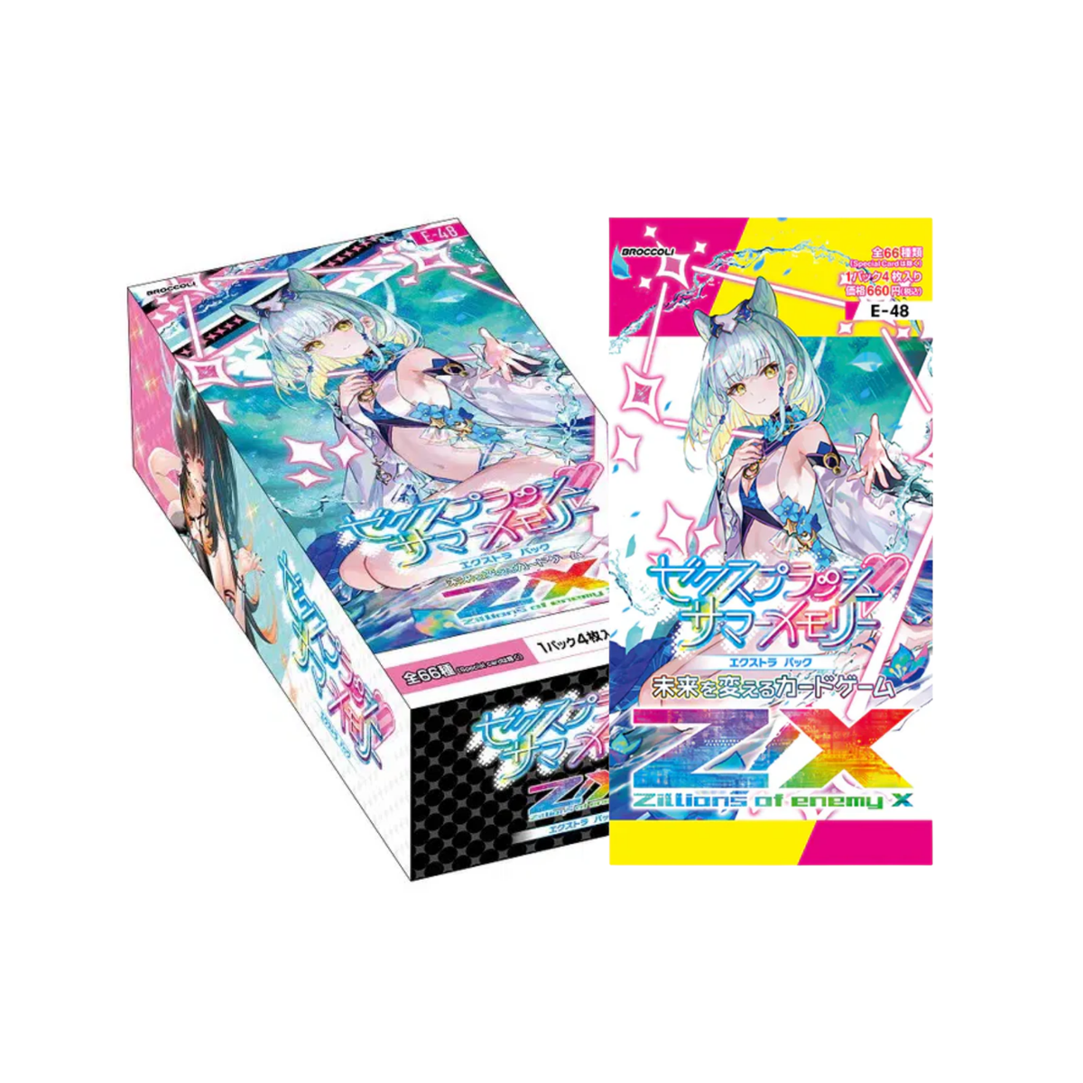 Z/X Zillions of Enemy X The Extra Pack The 48th ZX Splash Summer Memory [ZX-E-48] (Japanese)-Single Pack (Random)-Broccoli-Ace Cards & Collectibles