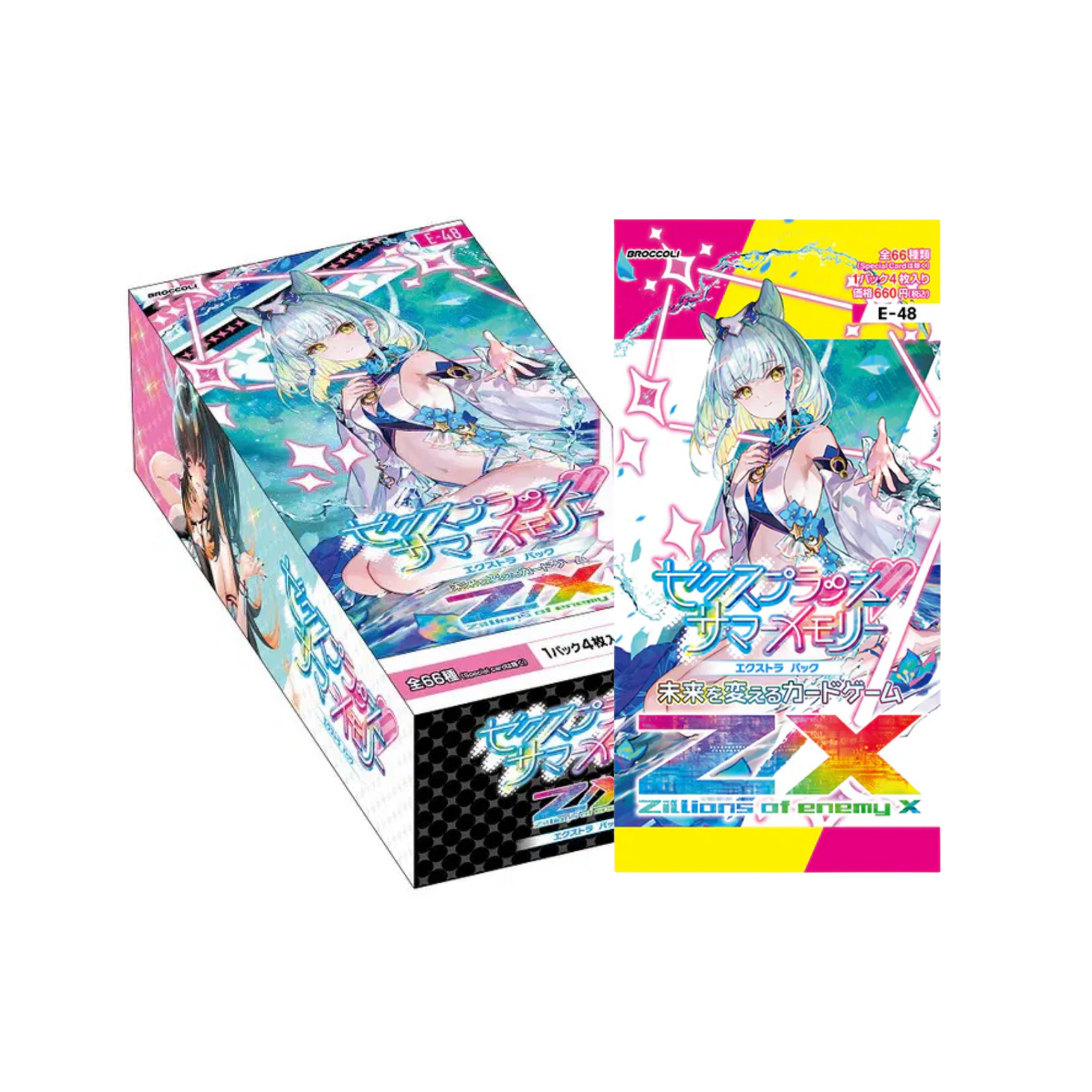 Z/X Zillions of Enemy X The Extra Pack The 48th ZX Splash Summer Memory [ZX-E-48] (Japanese)-Single Pack (Random)-Broccoli-Ace Cards & Collectibles