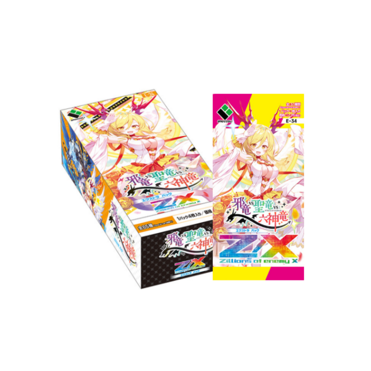 Z/X -Zillions of enemy X- The Extra Pack The 34th "Dragonic Genesis" [ZX-E-34] (Japanese)-EX Pack (Random)-Broccoli-Ace Cards & Collectibles