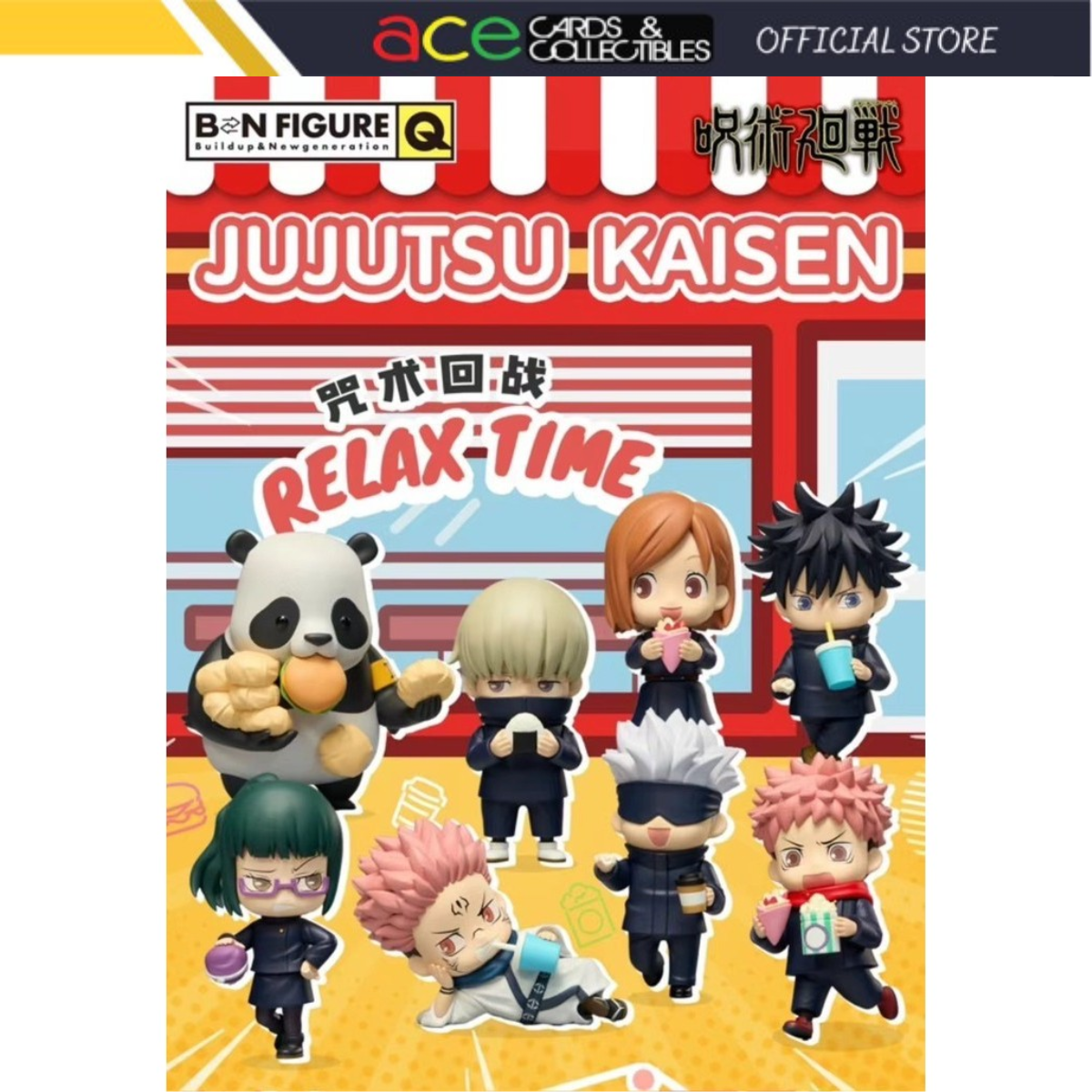 Jujutsu Kaisen Relax Time Series-Single Box (Random)-Build Up &amp; New Generation-Ace Cards &amp; Collectibles