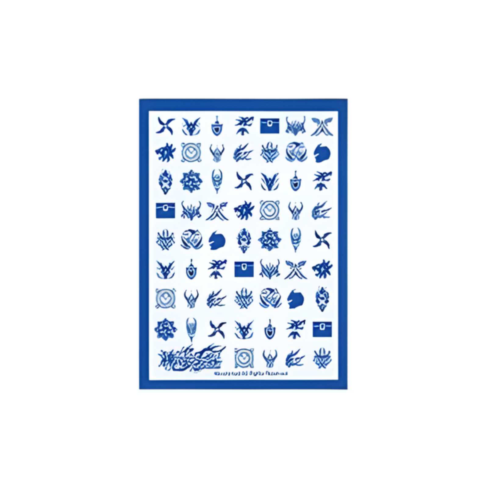 Buddyfight Ace Sleeve Collection Event Exclusive "All World (Blue)"-Bushiroad-Ace Cards & Collectibles