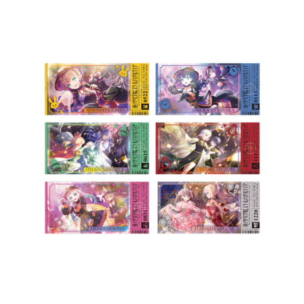 Bushiroad Creative Love Live! Hasunozora Girls' Academy School Idol Club Trading Ticket style Stickers-Single Pack-Bushiroad-Ace Cards & Collectibles