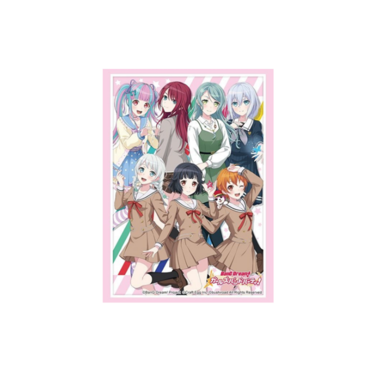 Bushiroad Sleeve Collection - Bang Dream! "Girls Band Party!" Happy days Ver. (Vol.3900)-Bushiroad-Ace Cards & Collectibles