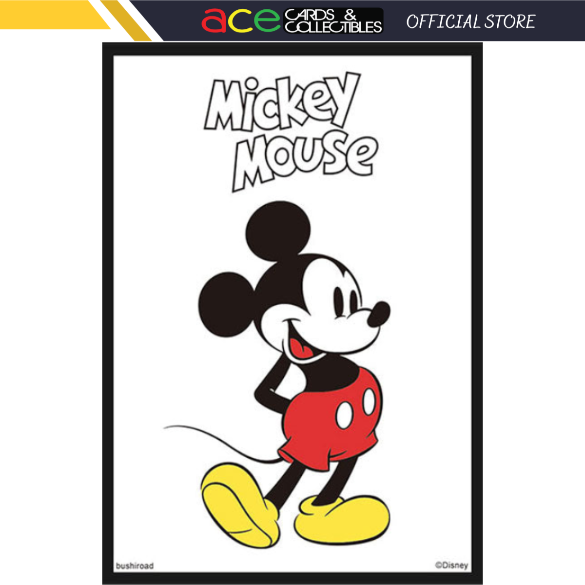 Bushiroad Sleeve Collection - Disney - &quot;Mickey Mouse&quot; (Vol.3677)-Bushiroad-Ace Cards &amp; Collectibles