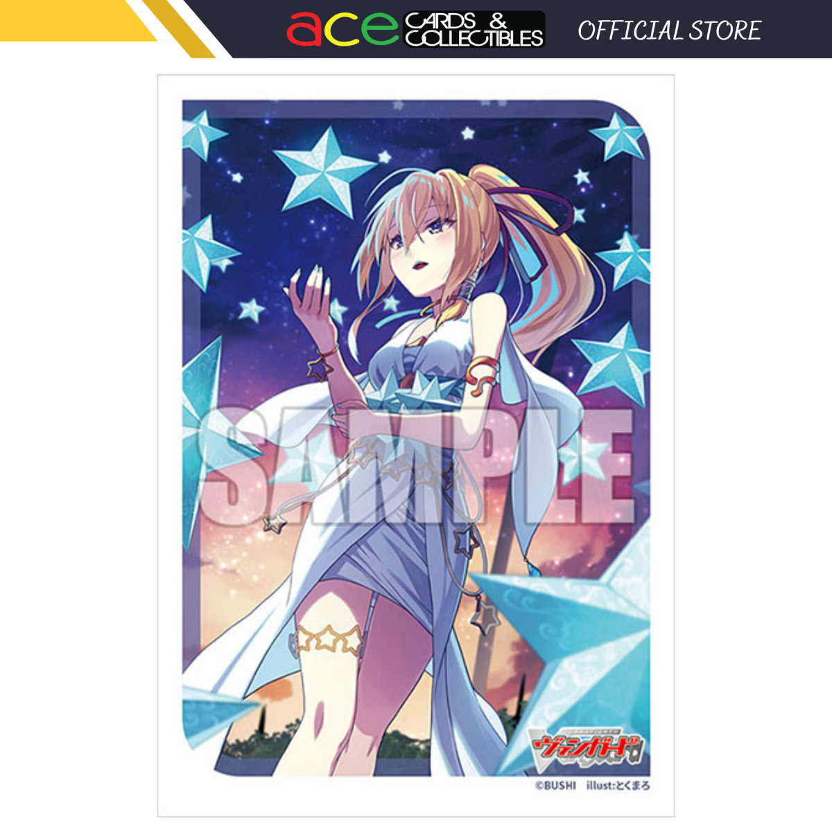 Bushiroad Sleeves Collection -Card Fight!! Vanguard- "First Class Star High In The Night Sky Rilpha" (Vol.730)-Bushiroad-Ace Cards & Collectibles