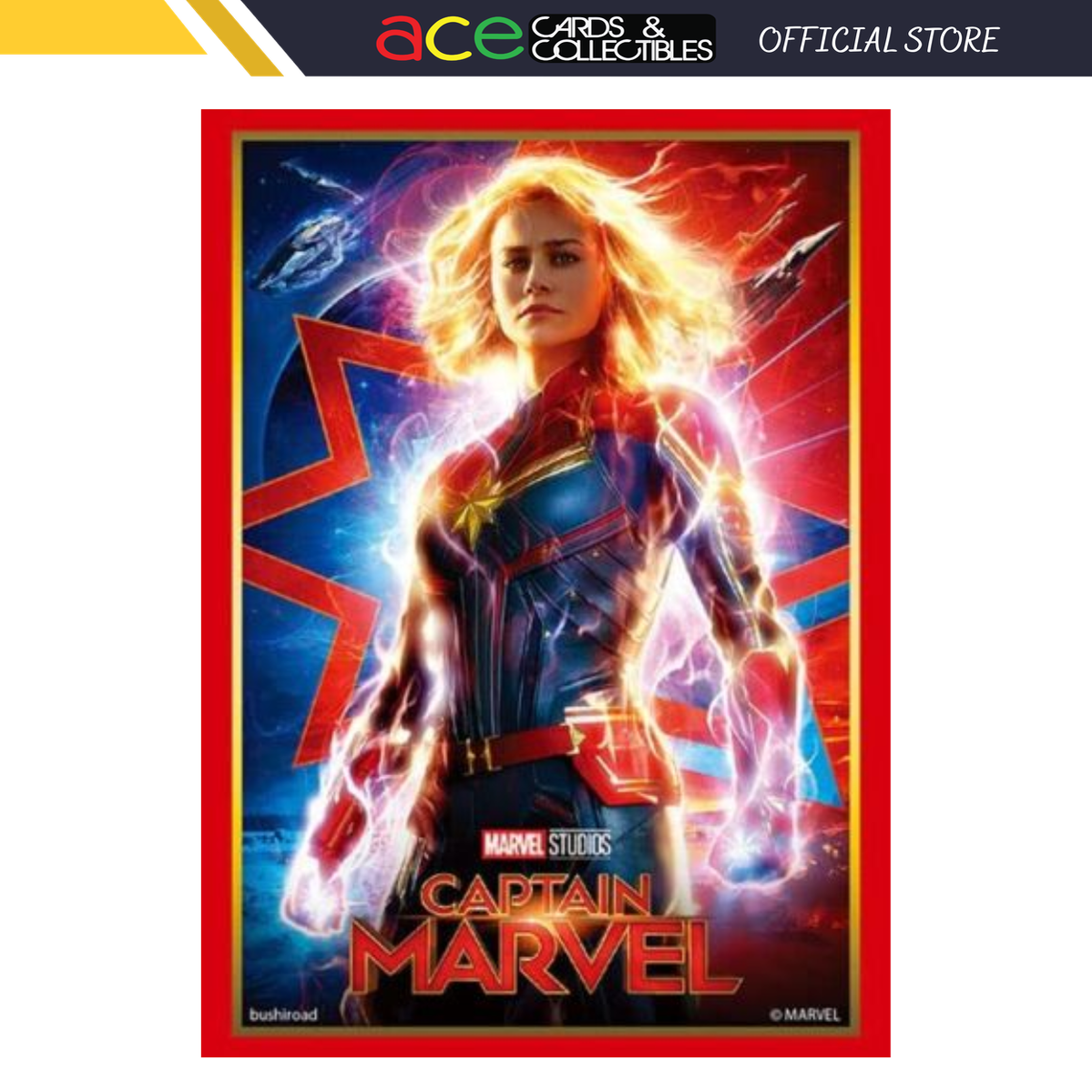 Bushiroad Sleeves Collection Marvel Captain Marvel Vol.3530-Bushiroad-Ace Cards &amp; Collectibles