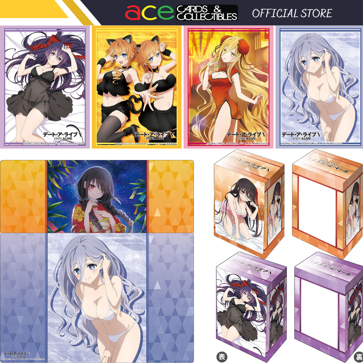 Bushiroad Sleeves/Deck Holder & Rubber Mat Collection "Date A Live V" Series-Vol.4737-Bushiroad-Ace Cards & Collectibles