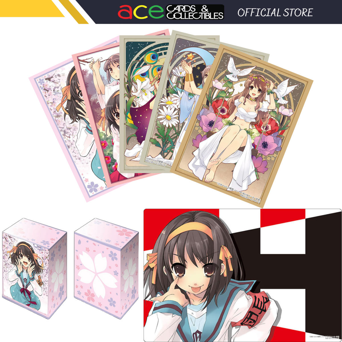 Bushiroad Sleeves/Deck Holder & Rubber Mat Collection Kadokawa Sneaker Bunko "The Melancholy of Haruhi Suzumiya" Series-Vol.4732-Bushiroad-Ace Cards & Collectibles