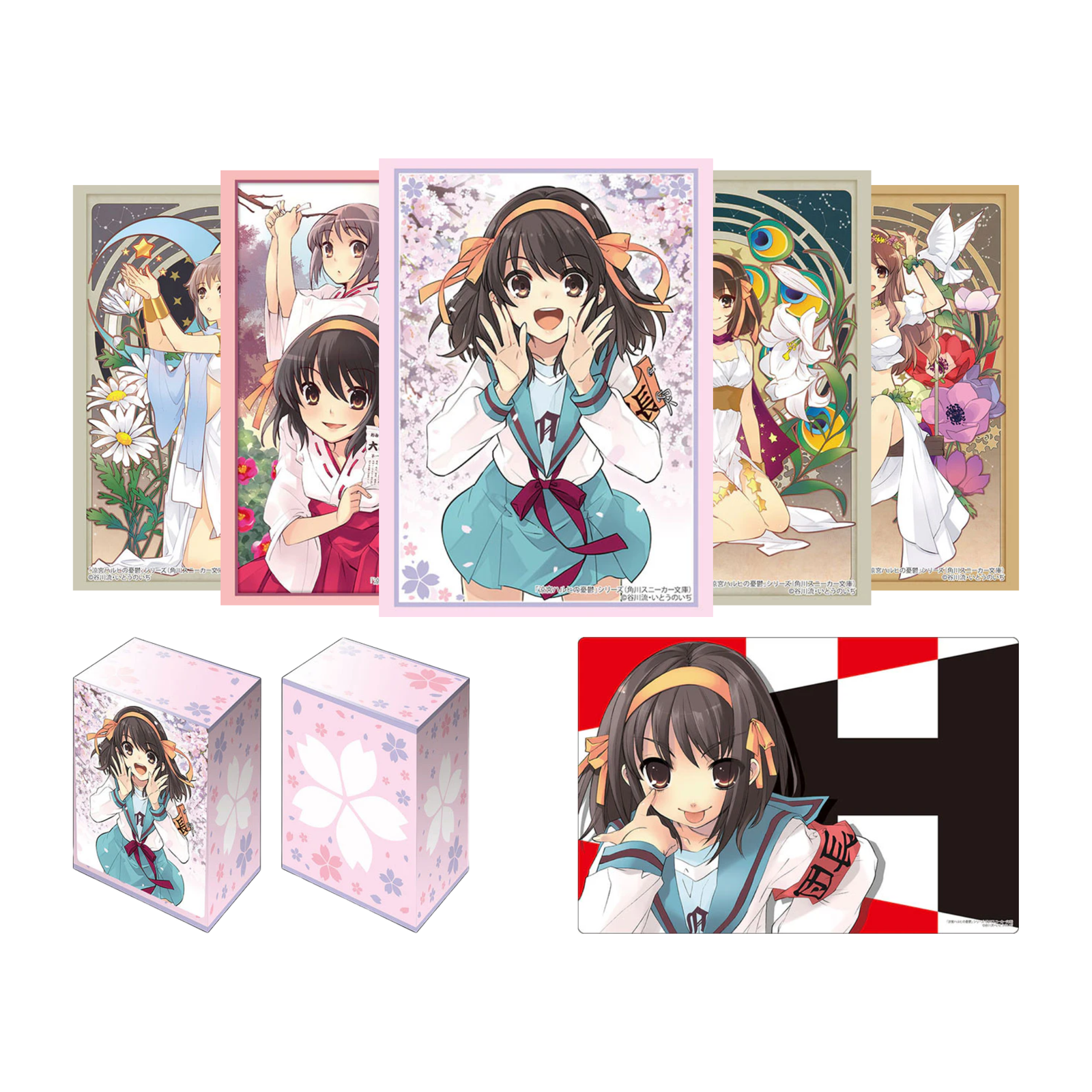 Bushiroad Sleeves/Deck Holder & Rubber Mat Collection Kadokawa Sneaker Bunko "The Melancholy of Haruhi Suzumiya" Series-Vol.4732-Bushiroad-Ace Cards & Collectibles
