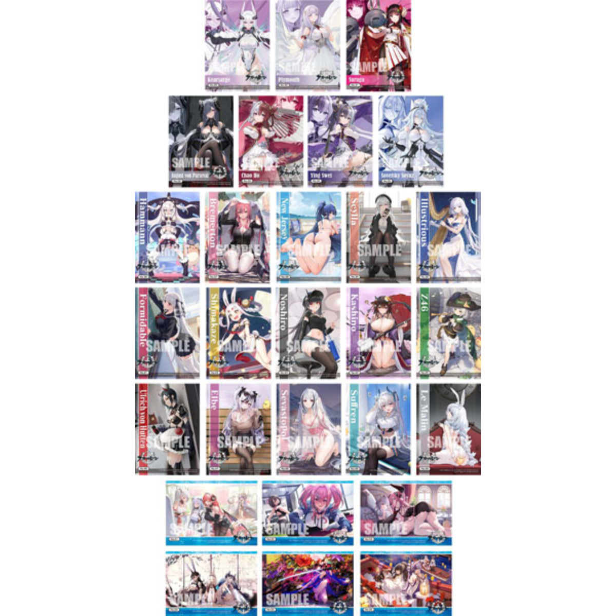 Bushiroad Trading Card Collection Clear Azur Lane vol.2-Single Pack (Random)-Bushiroad-Ace Cards &amp; Collectibles