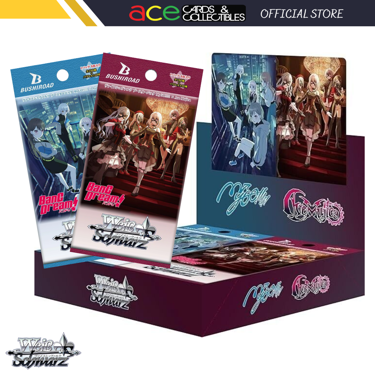 Bushiroad Weiss Schwarz Booster "MyGo!!! X Ave Mujica"-Single Pack (Random)-Bushiroad-Ace Cards & Collectibles