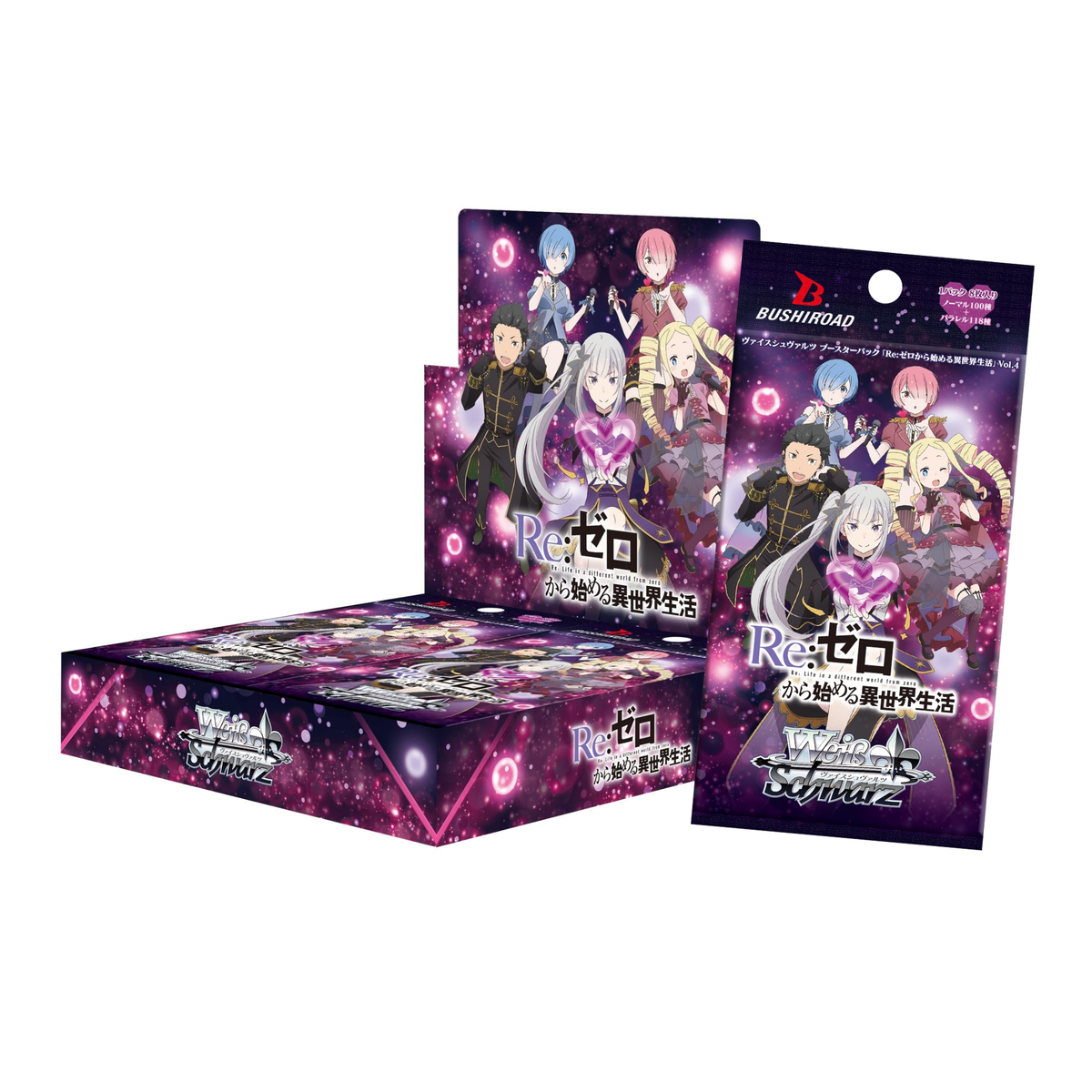Bushiroad Weiss Schwarz Booster "Re:Zero Starting Life in Another World Vol.4"-Booster Pack-Bushiroad-Ace Cards & Collectibles