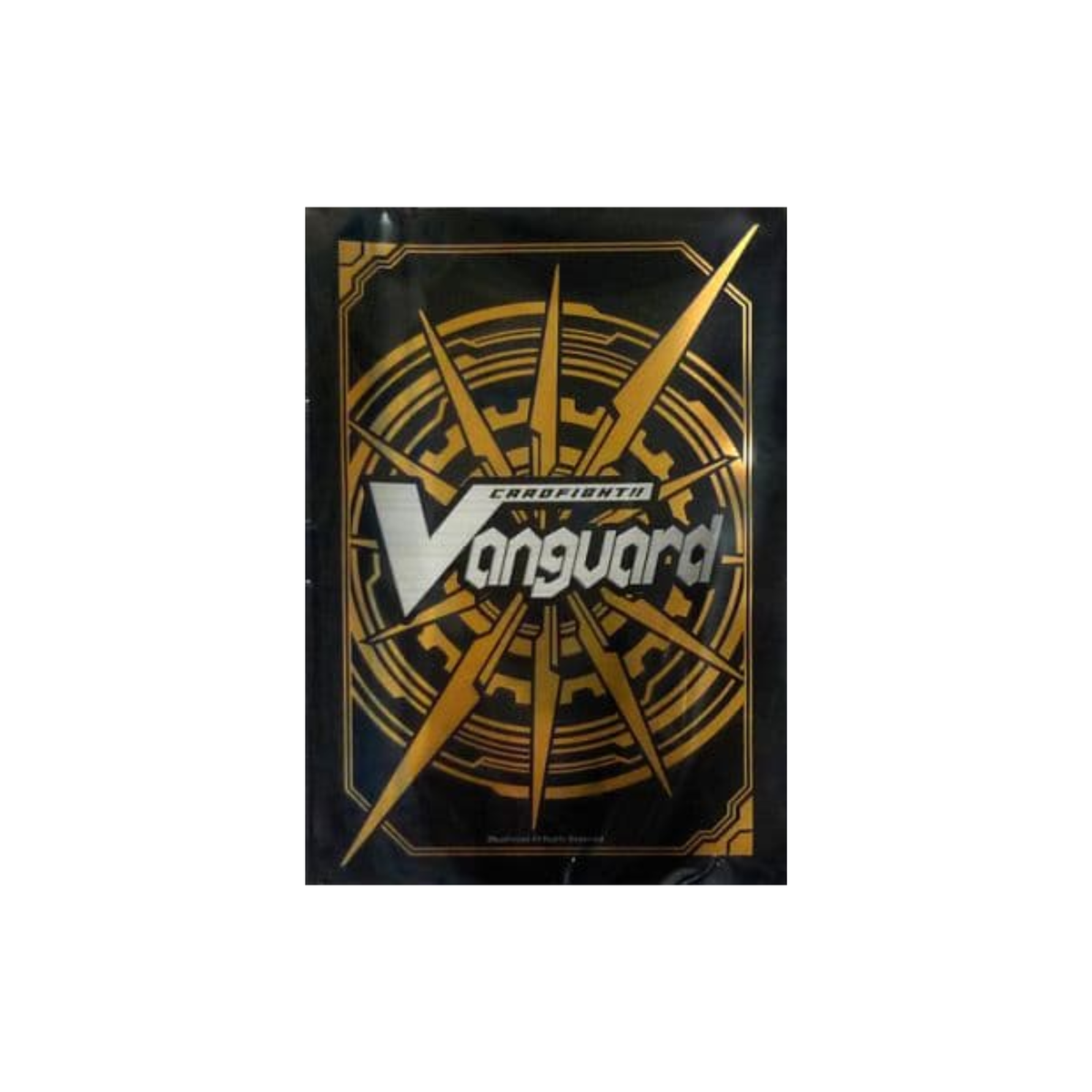 CardFight Vanguard Sleeve Collection Mini Event Exclusive Traditional Logo (Black Gold)-Bushiroad-Ace Cards & Collectibles