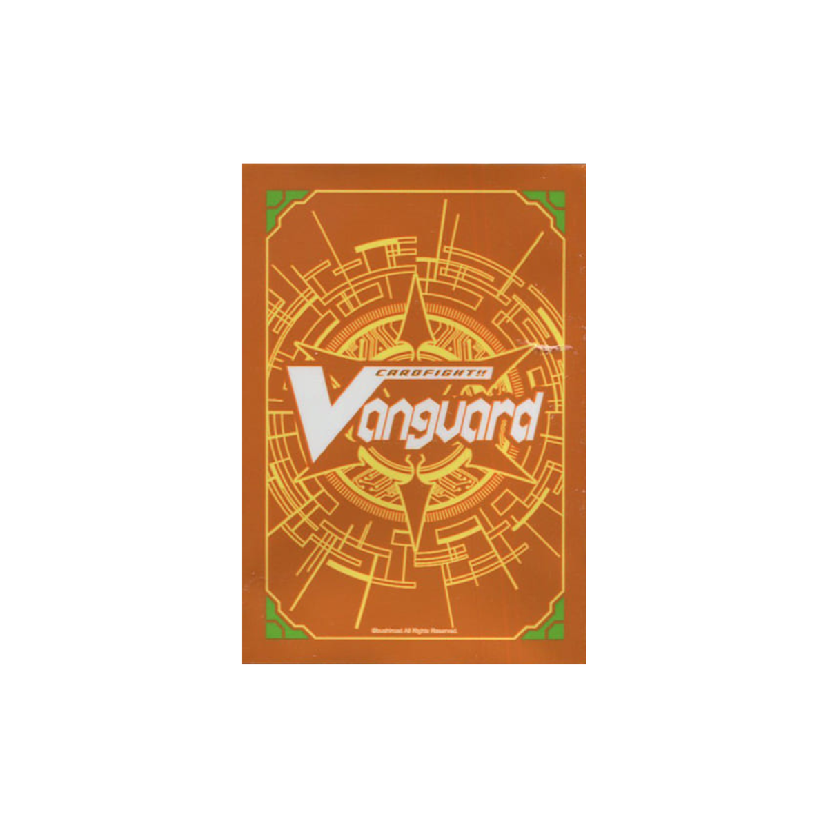 CardFight Vanguard Sleeve Collection Mini Event Exclusive Traditional Logo (Orange Yellow)-Bushiroad-Ace Cards & Collectibles