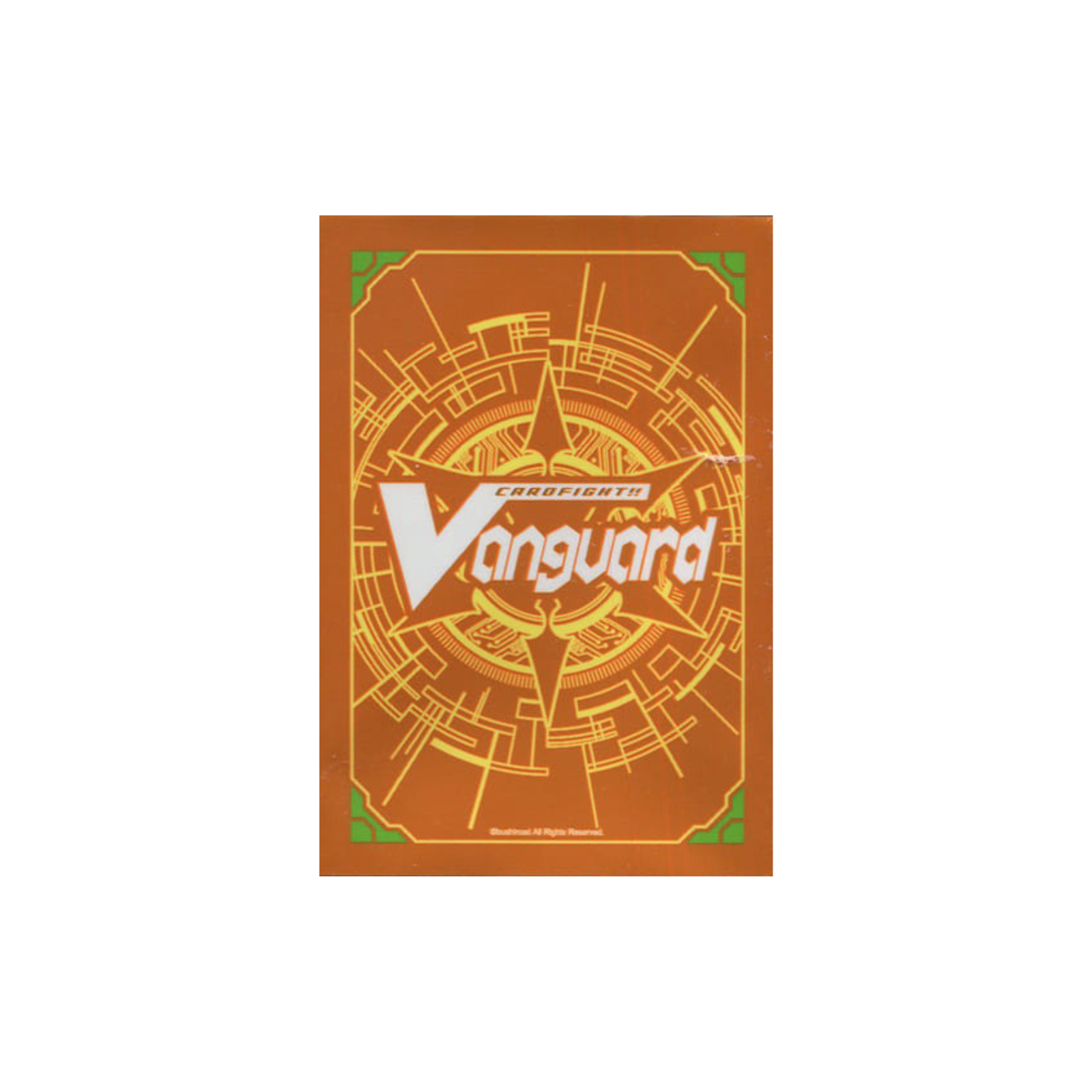 CardFight Vanguard Sleeve Collection Mini Event Exclusive Traditional Logo (Orange Yellow)-Bushiroad-Ace Cards & Collectibles