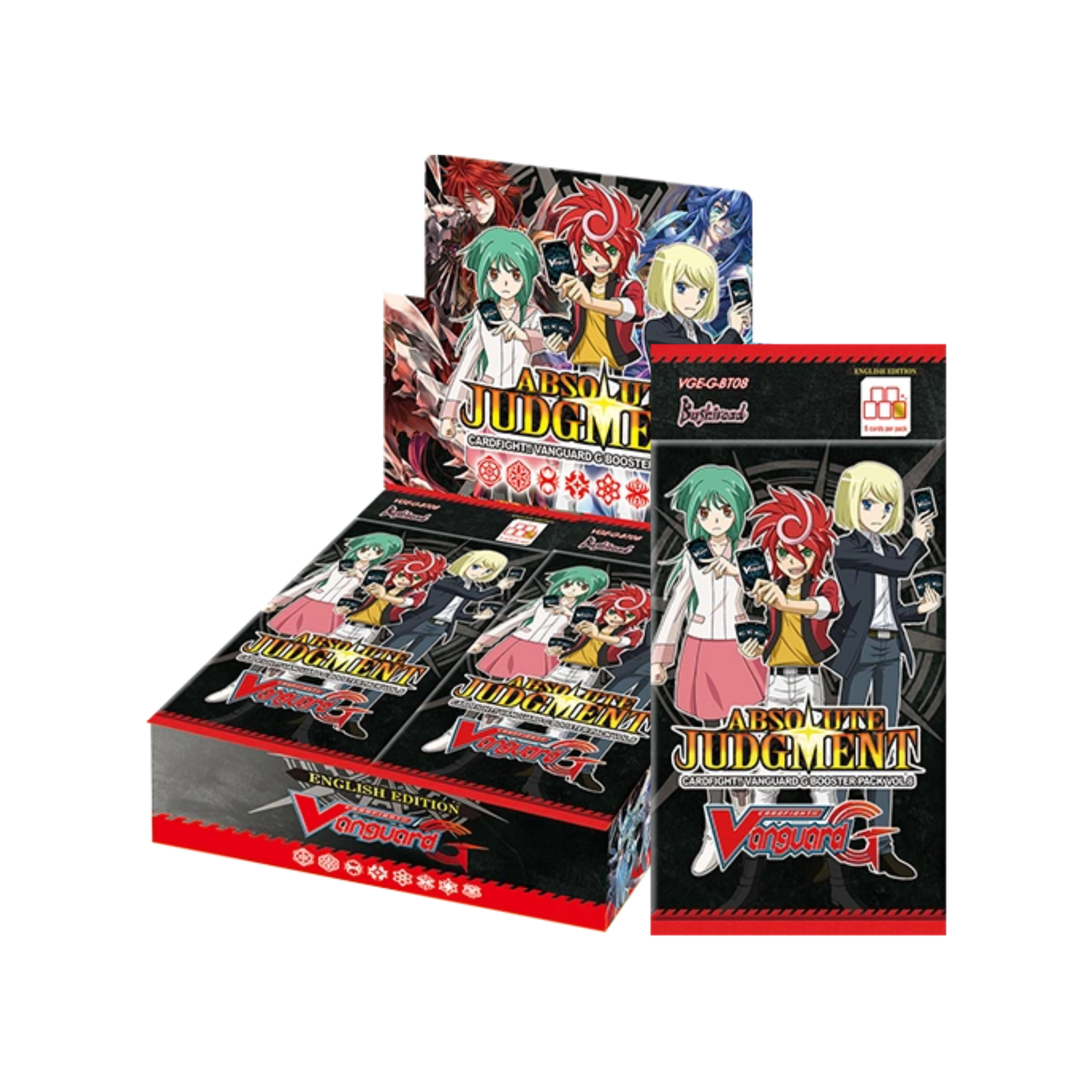 Cardfight Vanguard G Absolute Judgment [VGE-G-BT08] (English)-Single Pack (Random)-Bushiroad-Ace Cards & Collectibles
