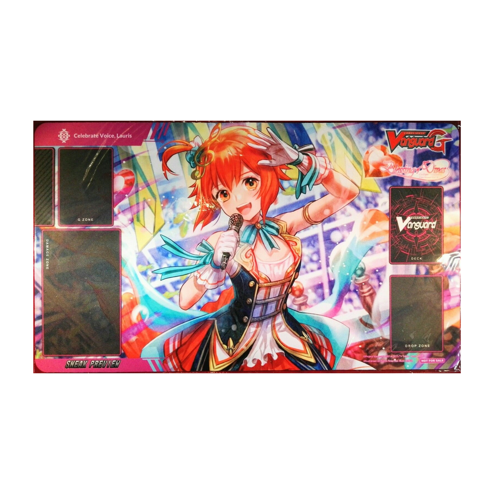 Cardfight Vanguard Playmat "Celebrate Voice, Lauris" (VG-G-CB03)-Bushiroad-Ace Cards & Collectibles