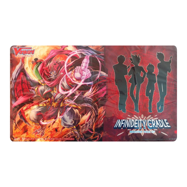 Cardfight Vanguard Playmat "Evil Stealth Dragon Akatsuki, Hanzo" (VG-V-BT07)-Bushiroad-Ace Cards & Collectibles