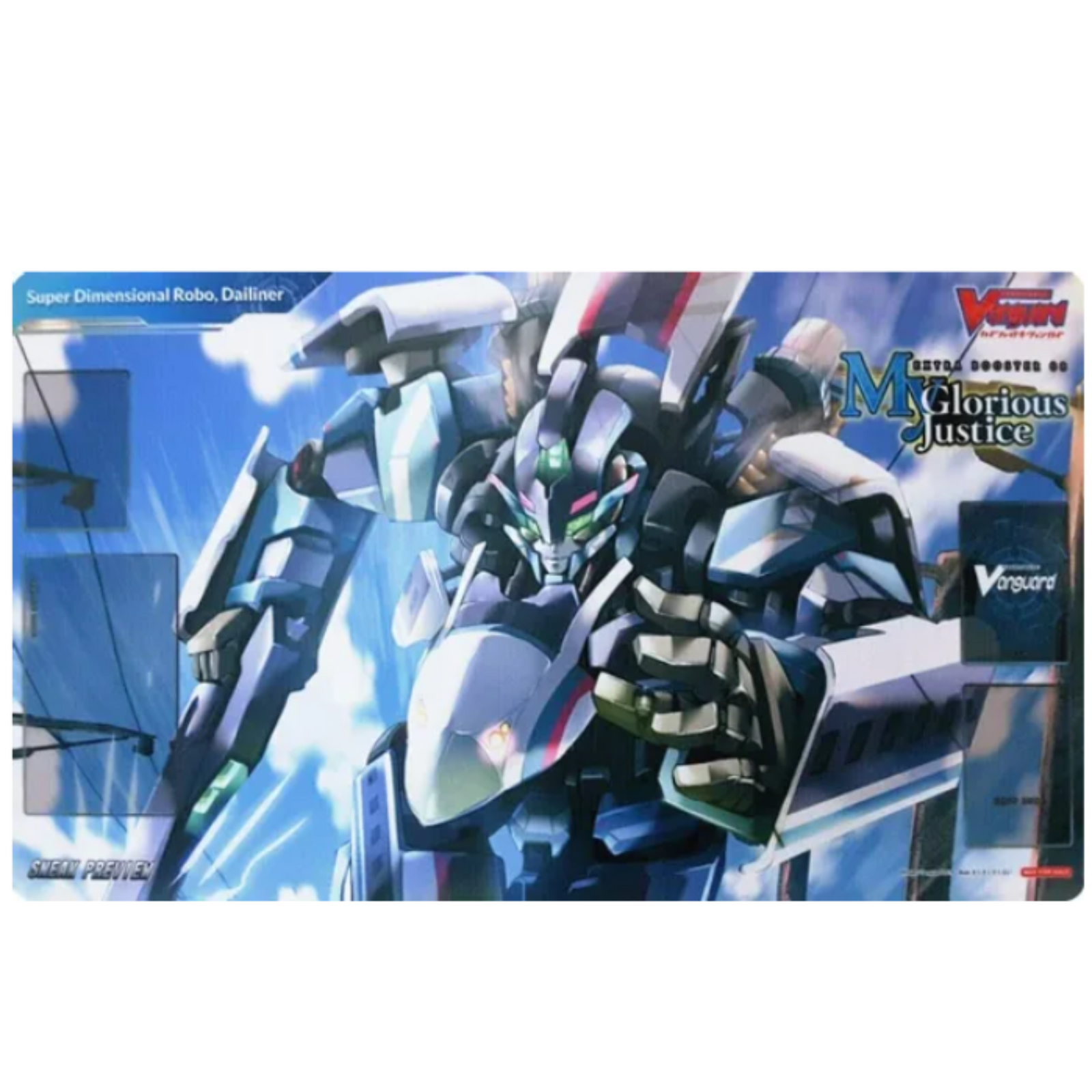 Cardfight Vanguard Playmat "Super Dimensional Robo, Dailiner" (VG-V-EB08)-Bushiroad-Ace Cards & Collectibles