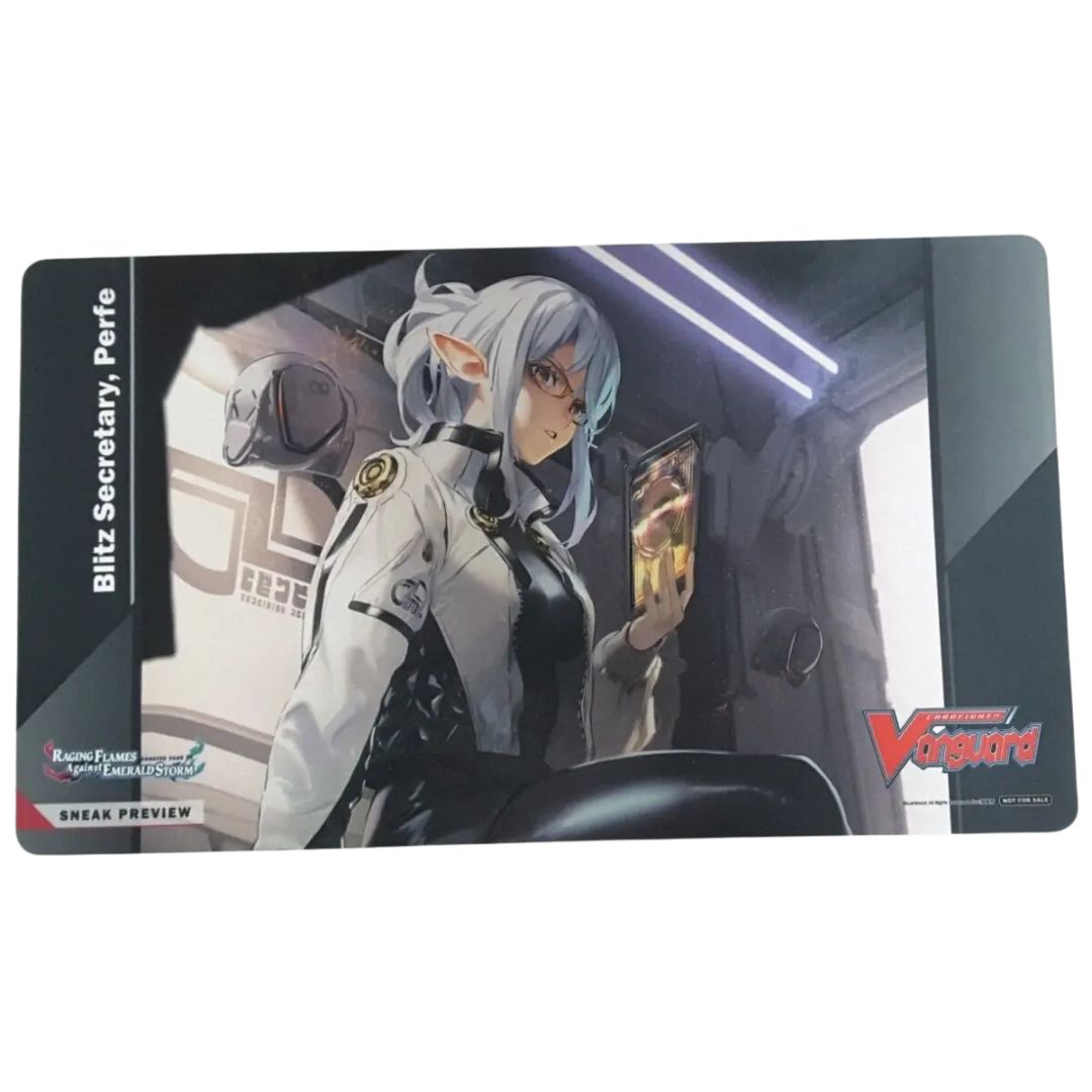 Cardfight Vanguard Sneak Preview Playmat "Blitz Secretary/Kakarone"-Blitz Secretary-Bushiroad-Ace Cards & Collectibles