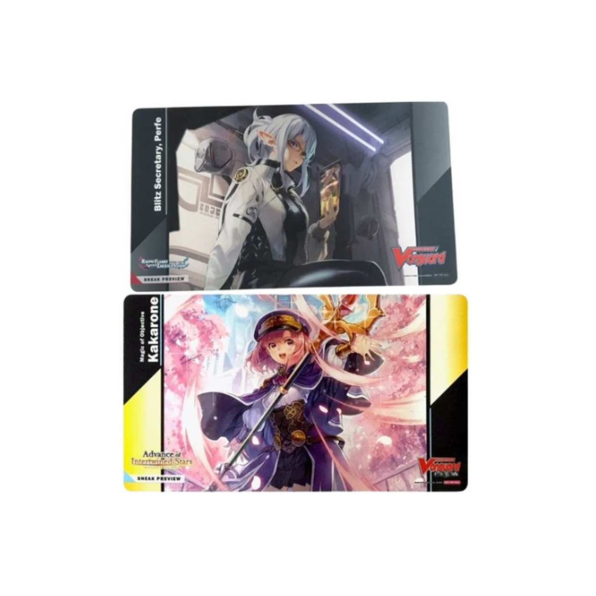 Cardfight Vanguard Sneak Preview Playmat "Blitz Secretary/Kakarone"-Blitz Secretary-Bushiroad-Ace Cards & Collectibles