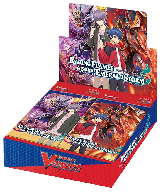 Cardfight!! Vanguard overDress Raging Flames Against Emerald Storm [VGE-D-BT07] (English)-Booster Box (16packs)-Bushiroad-Ace Cards &amp; Collectibles