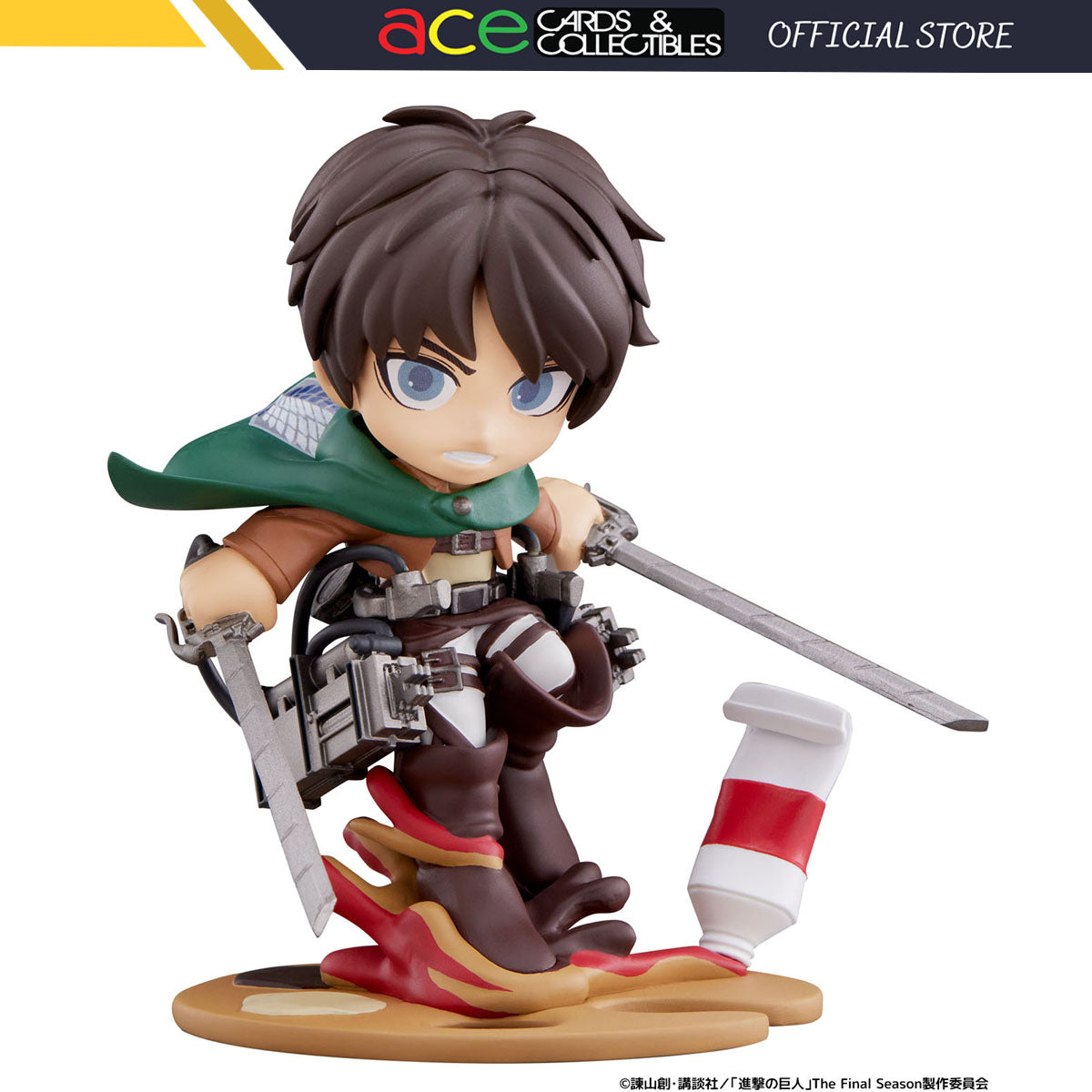 Attack on Titan PalVerse Palé. "Eren Yeager"-Bushiroad Creative-Ace Cards & Collectibles