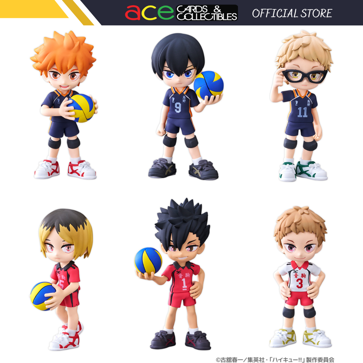 Bushiroad Creative Haikyu!! Palverse-Display Box (6pcs)-Bushiroad Creative-Ace Cards &amp; Collectibles