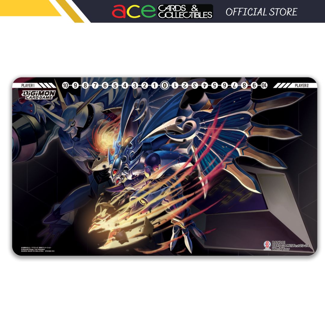 Digimon Card Game Official Playmat Bandai Games Fest 23-24 Edition-Bushiroad-Ace Cards &amp; Collectibles