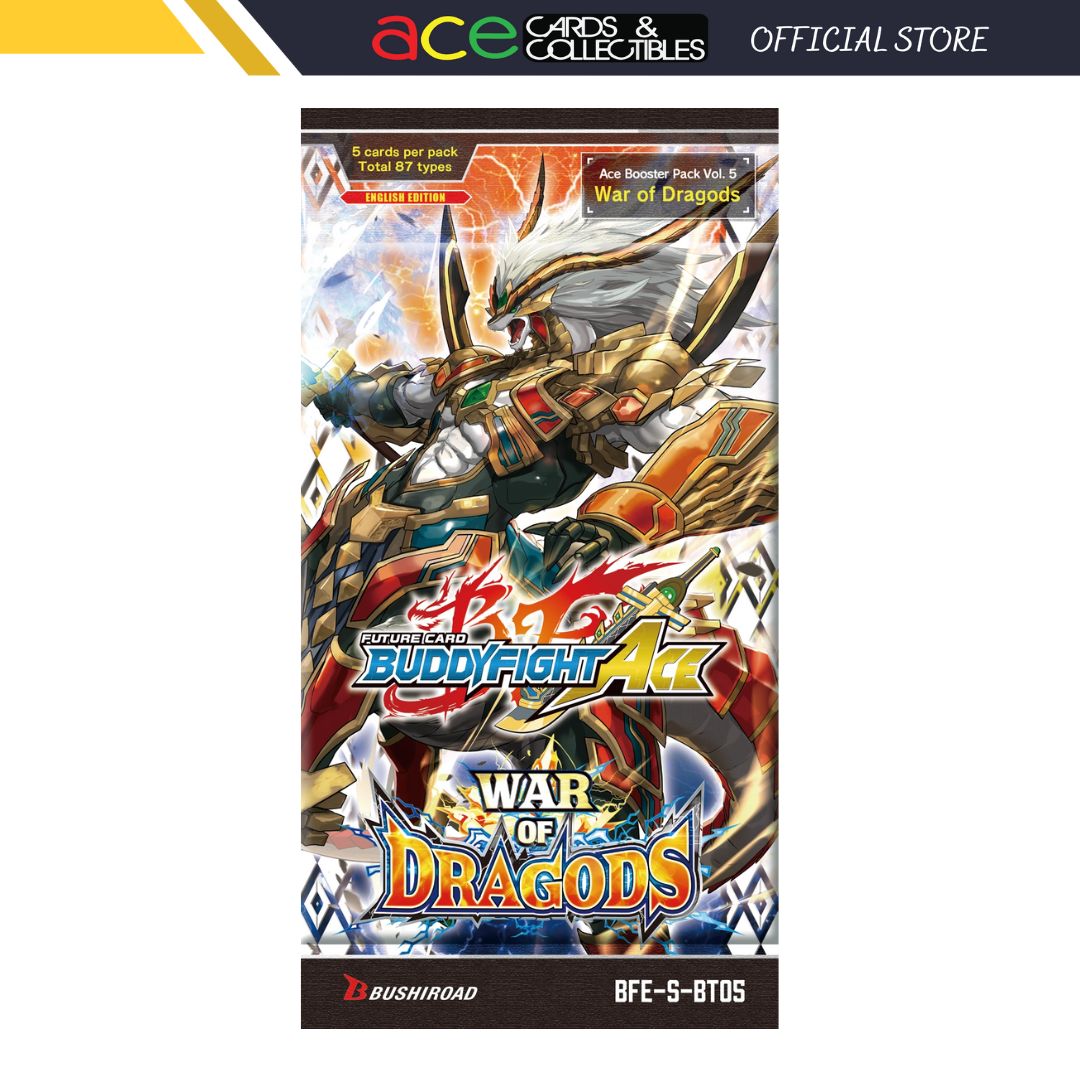 Future Card Buddyfight Ace War Of The Dragon [BFE-S-BT05] (English) Booster Pack-Bushiroad-Ace Cards &amp; Collectibles