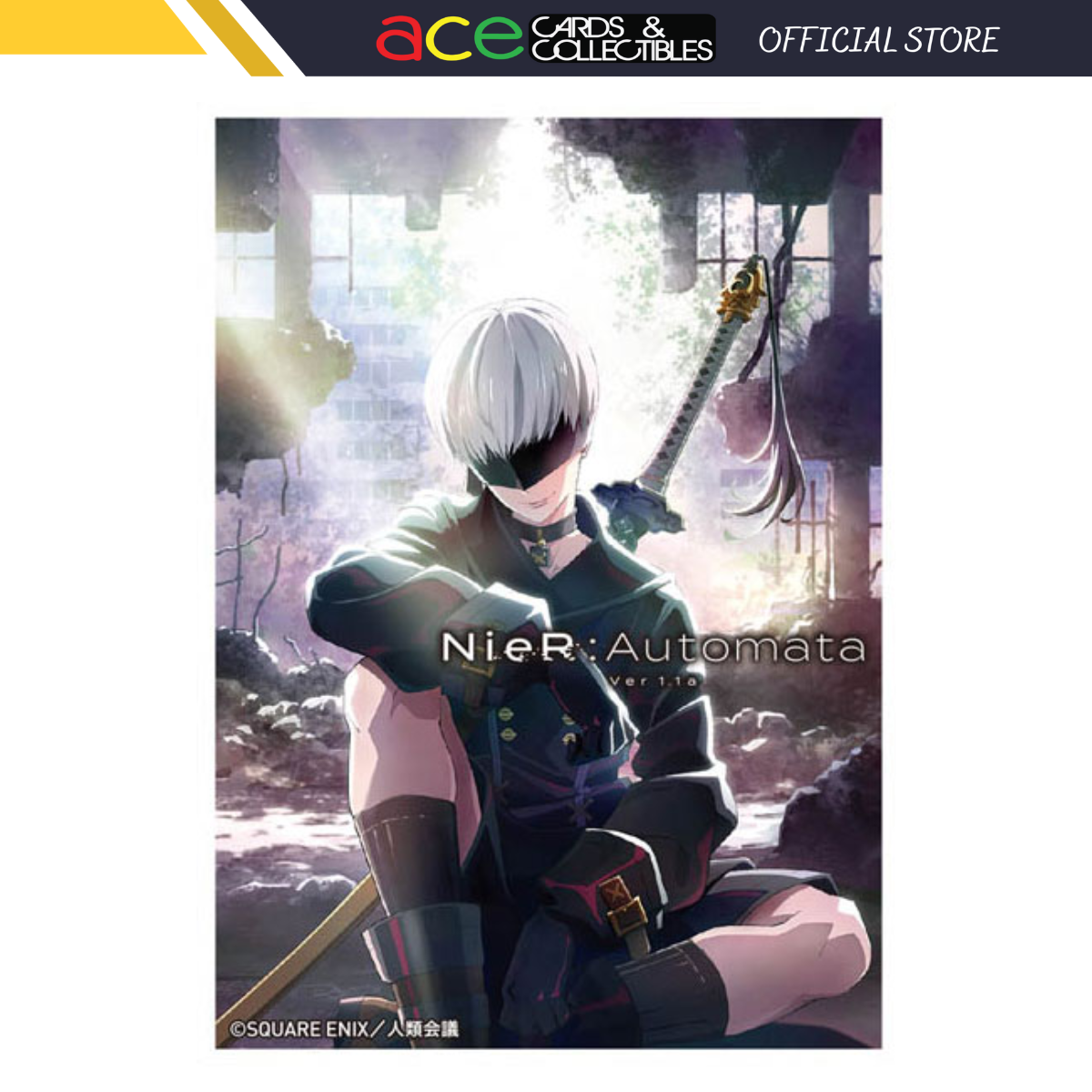 Movic Chara Sleeve Matte Series - Nier: Automata Ver1.1a - &quot;9S&quot; (MT1628)-Bushiroad-Ace Cards &amp; Collectibles