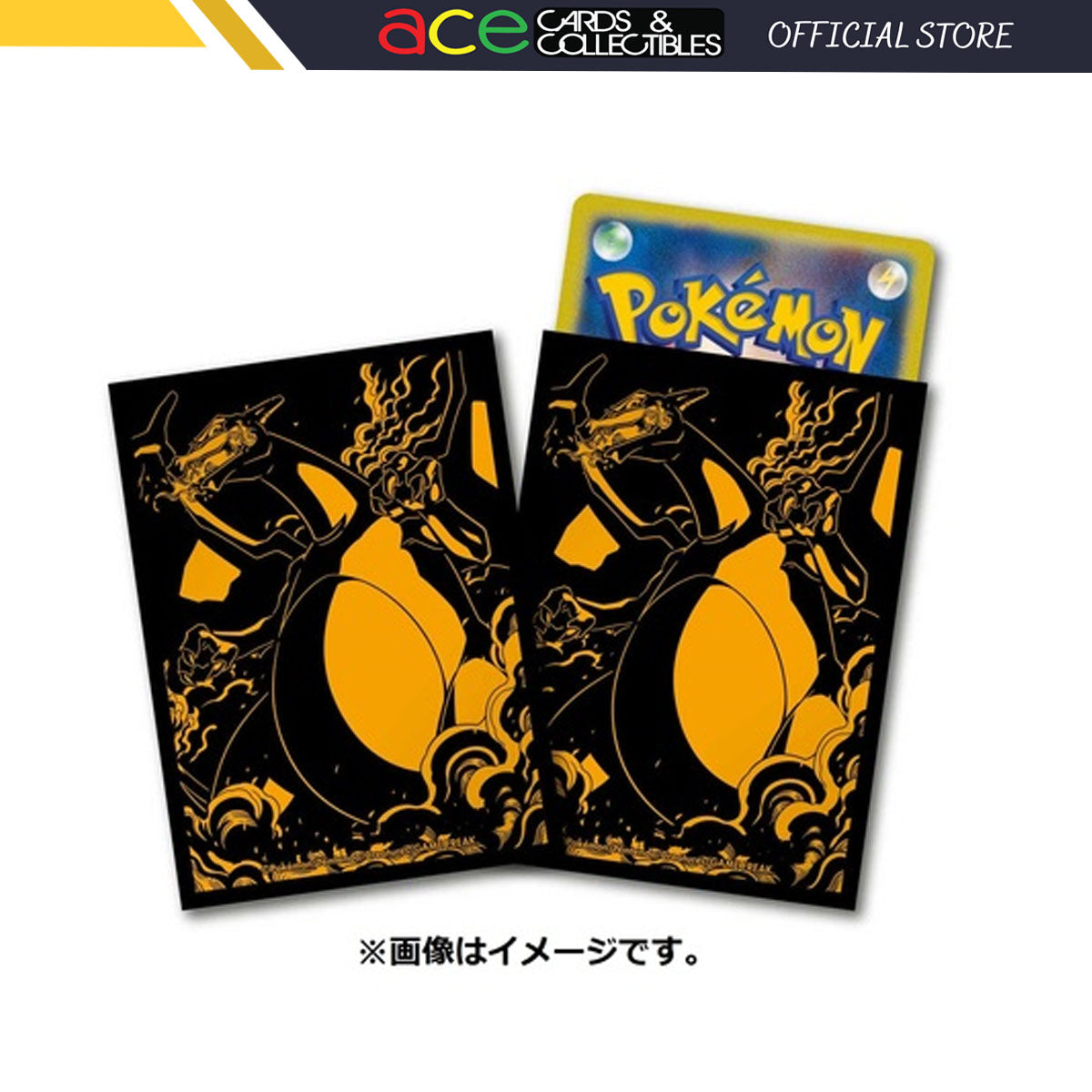 Pokemon Center Original TCG Card Sleeve &quot;Charizard&quot;-Bushiroad-Ace Cards &amp; Collectibles