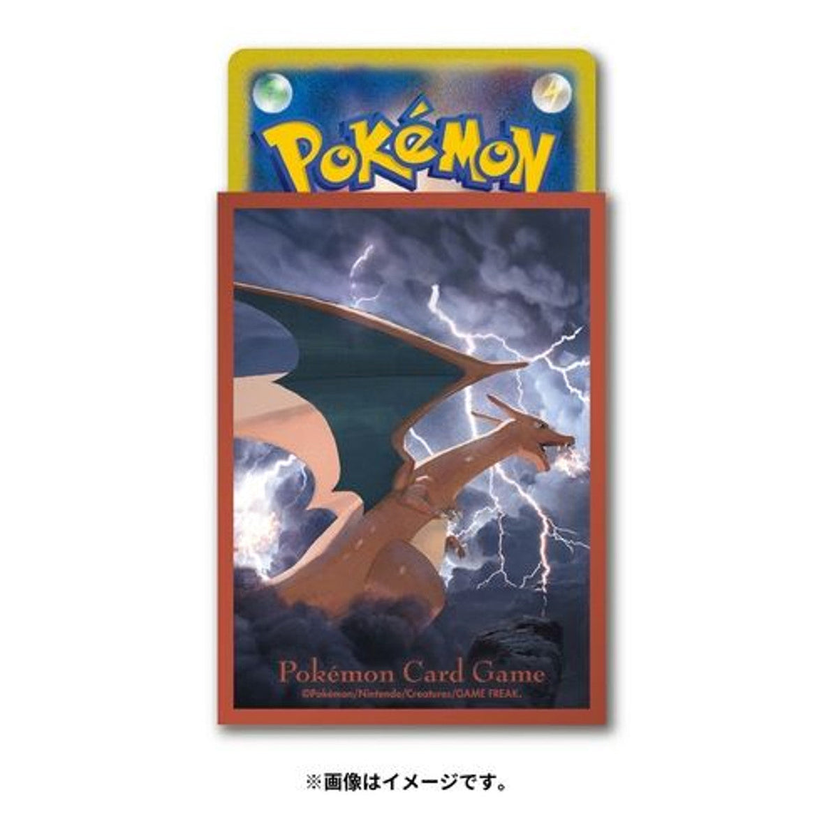 Pokemon Center Original TCG Card Sleeve &quot;Dark Fight Charizard&quot;-Bushiroad-Ace Cards &amp; Collectibles