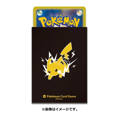 Pokemon Center Original TCG Card Sleeve &quot;Shocking Pikachu&quot;-Bushiroad-Ace Cards &amp; Collectibles