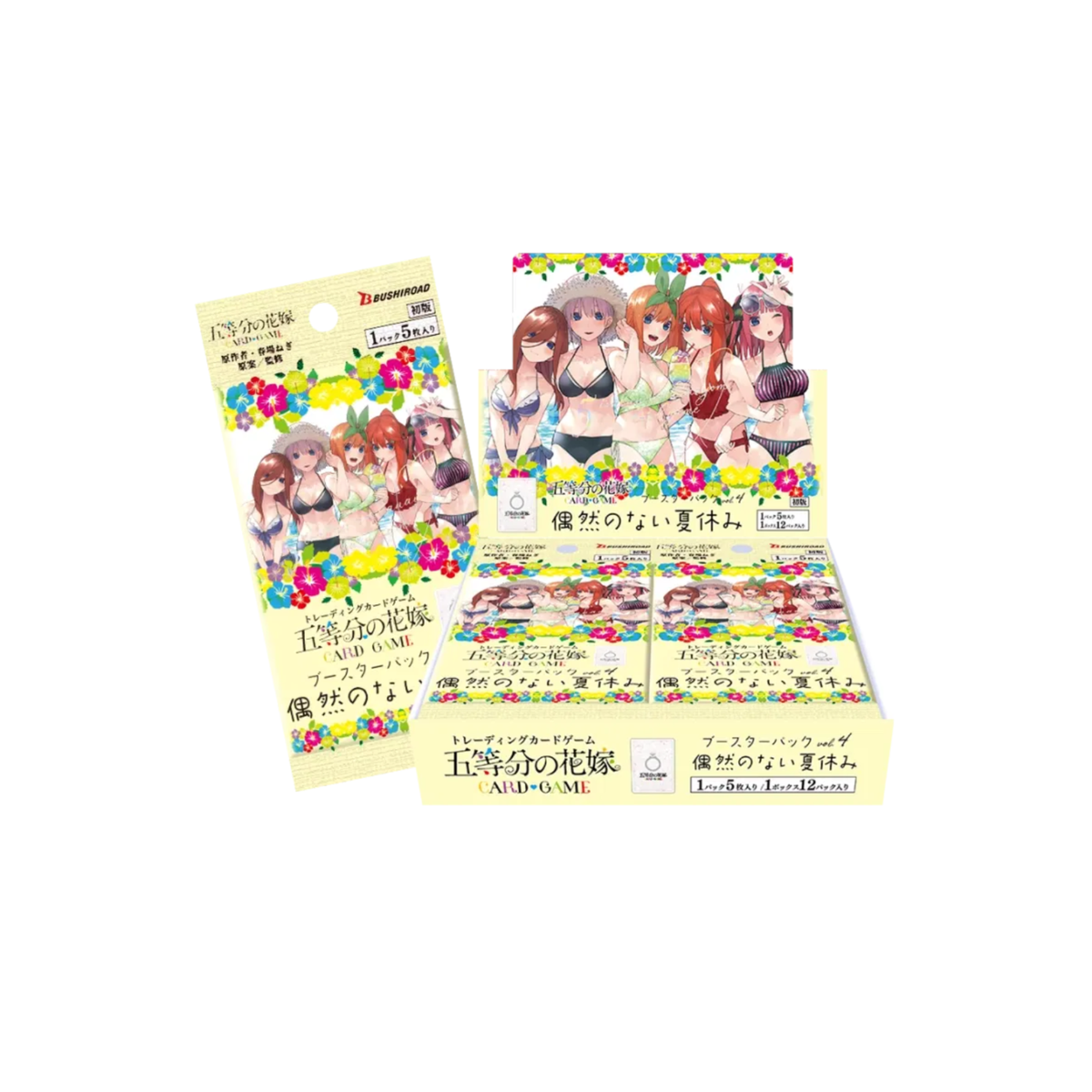 The Quintessential Quintuplets Card Game Booster Vol.4 Guzen no Nai Natsuyasumi-Single Pack (Random)-Bushiroad-Ace Cards & Collectibles