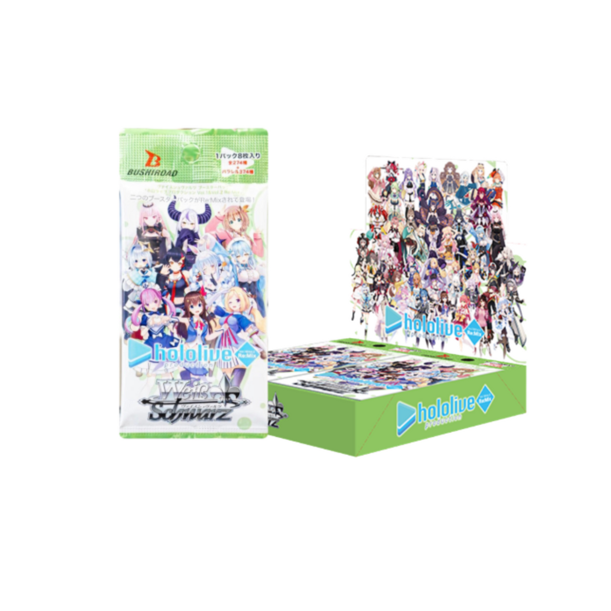 Weiss Schwarz TCG: Hololive Production Vol.1&Vol.2 Re:Mix-Single Pack (Random)-Bushiroad-Ace Cards & Collectibles