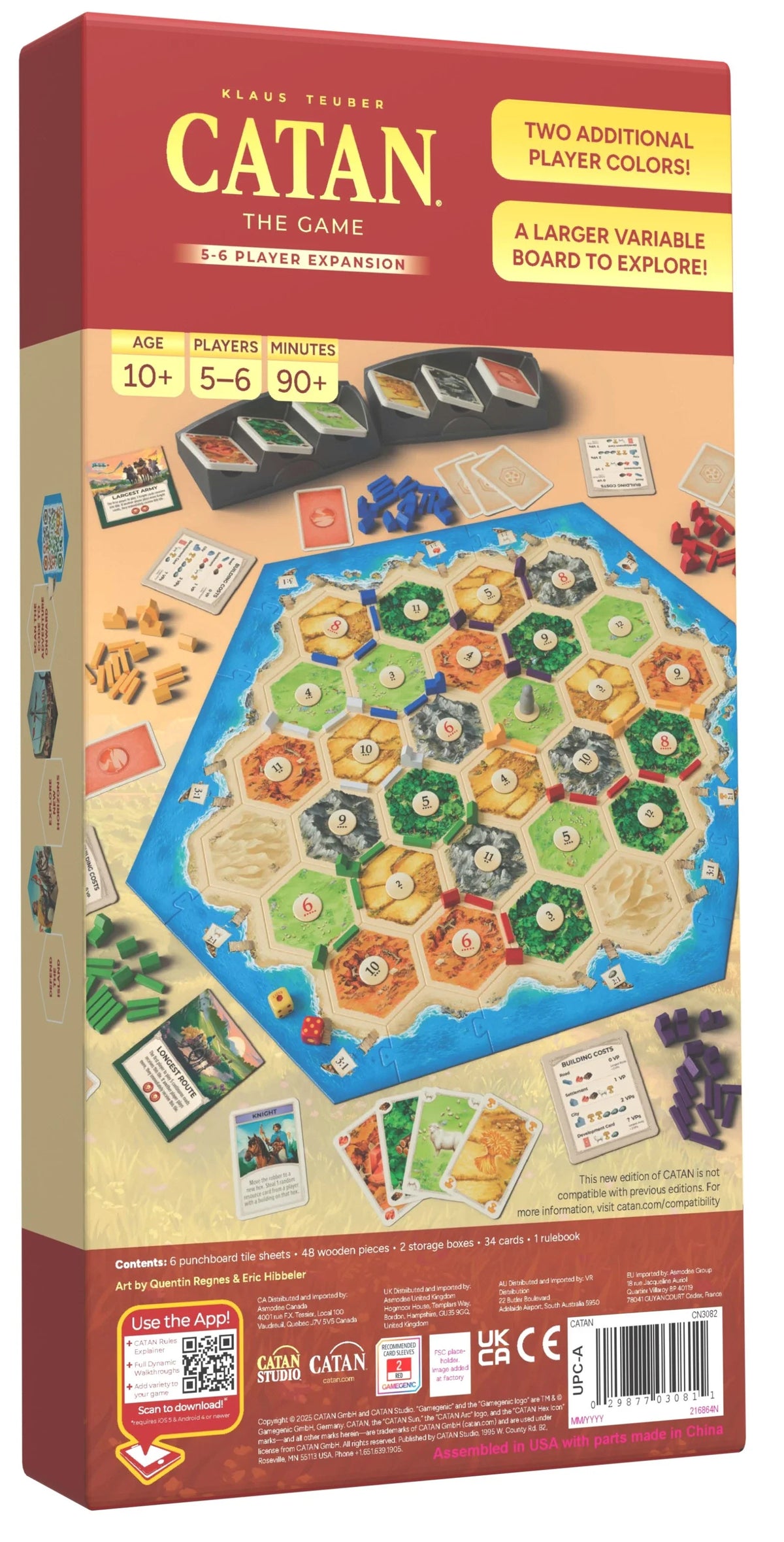 Board Game CATAN 6Th Edition 5-6 Player Expansion-CATAN-Ace Cards & Collectibles