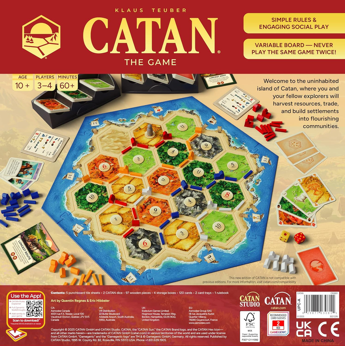 Board Game "CATAN 6th Edition EN"-CATAN-Ace Cards & Collectibles