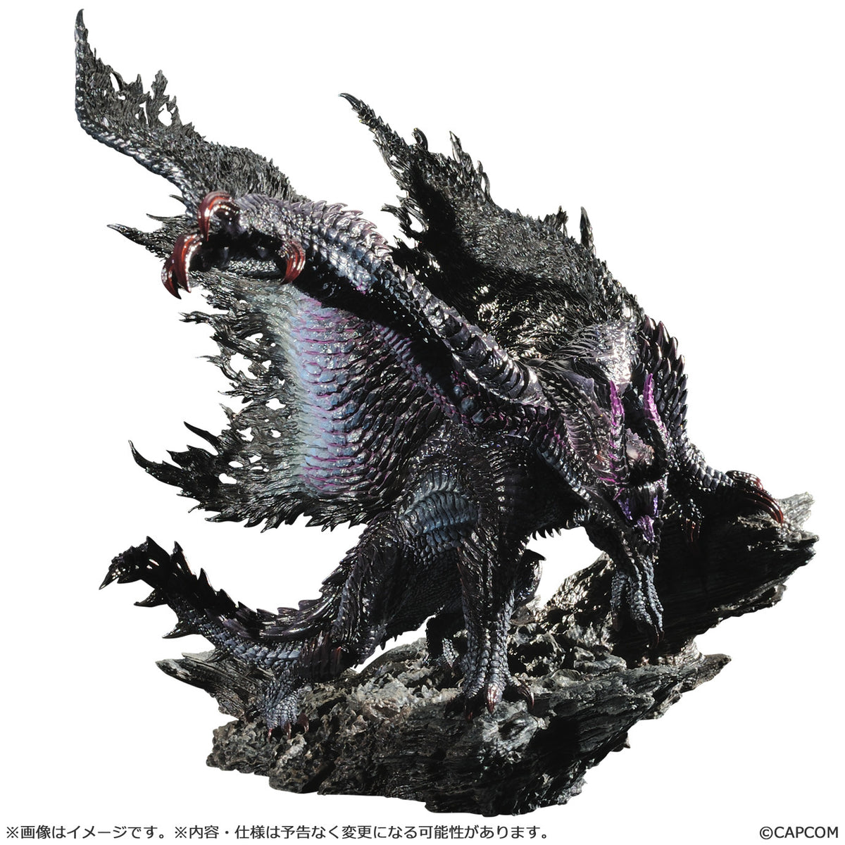CAPCOM Monster Hunter Figure Builder Creator&#39;s Model Black Eclipse Wyvern &quot;Gore Magala&quot; (Rerelease)-Capcom-Ace Cards &amp; Collectibles