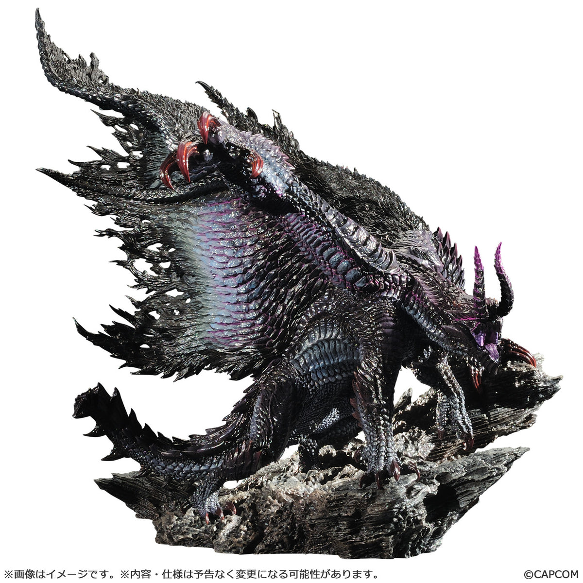 CAPCOM Monster Hunter Figure Builder Creator&#39;s Model Black Eclipse Wyvern &quot;Gore Magala&quot; (Rerelease)-Capcom-Ace Cards &amp; Collectibles