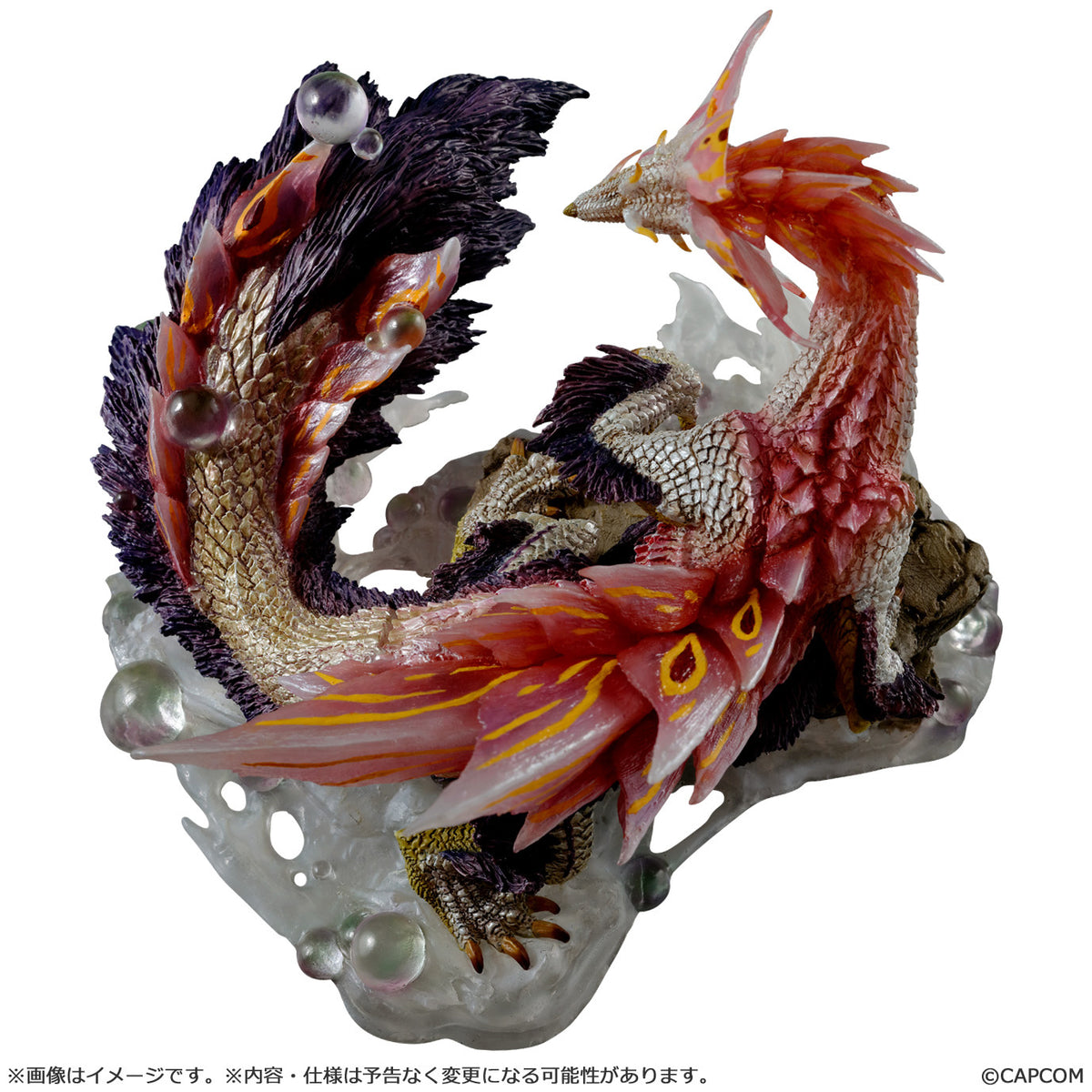 CAPCOM Monster Hunter Figure Builder Creator&#39;s Model Bubble Fox Wyvern &quot;Mizutsune&quot; (Reprint Edition)-Capcom-Ace Cards &amp; Collectibles